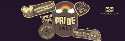 Proud Rainbow Sale Twitter header (cover) Image Preview