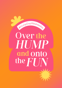 Gradient Hump Day Poster Image Preview