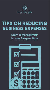 Reduce Expenses Facebook Story Design