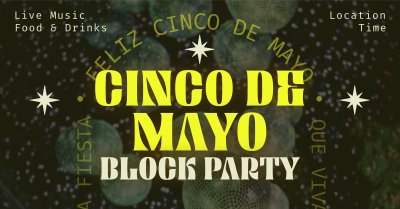 Cinco De Mayo Block Party Facebook ad Image Preview