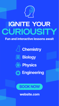 Techy Science Tutor TikTok Video Design