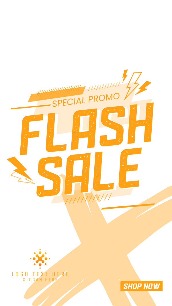 Flash Sale Promo Facebook Story Design Image Preview