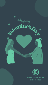 Friendship Valentines Facebook Story Design