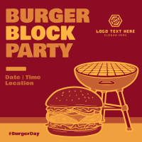 Burger Grill Party Instagram post Image Preview