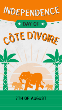 Ivory Coast Independence Day Facebook Story Image Preview