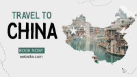 Explore China Facebook Event Cover Design