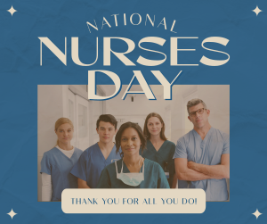 Retro Nurses Day Facebook post Image Preview