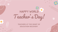 Teacher's Day Facebook event cover Image Preview