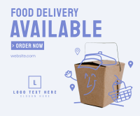 Food Takeout Delivery Facebook Post Design
