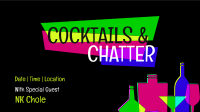 Cocktails & Chatter Facebook Event Cover Image Preview