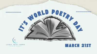 Poetry Day Book Facebook event cover Image Preview