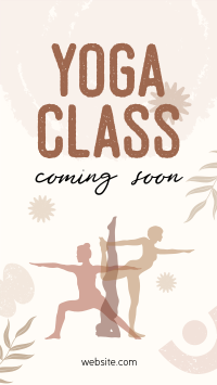 Yoga Class Coming Soon Instagram reel Image Preview