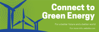 Green Energy Silhouette Twitter Header Image Preview