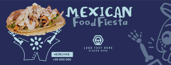 Taco Fiesta Facebook Cover Design Image Preview