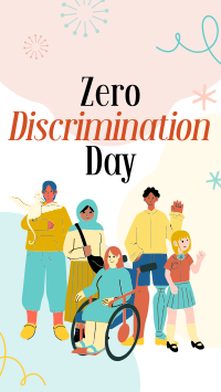 Zero Discrimination Instagram Story Design