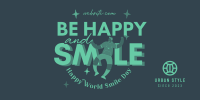 Be Happy And Smile Twitter post Image Preview