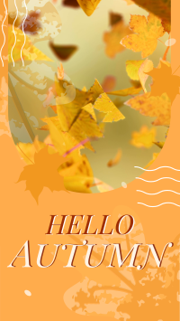 Autumn Greeting TikTok video Image Preview