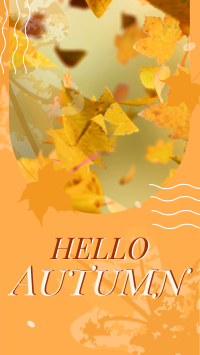 Autumn Greeting TikTok Video Design