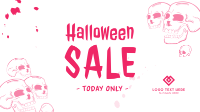 Halloween Skulls Sale Facebook event cover Image Preview