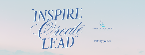 Inspire & Create Facebook Cover Design