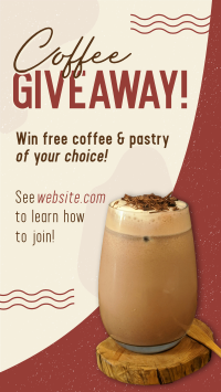 Coffee Giveaway Cafe Instagram Story Design
