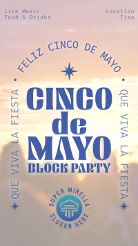 Cinco De Mayo Block Party Facebook Story Image Preview