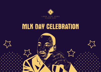 MLK Day Celebration Postcard Image Preview