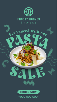 Saucy Pasta Sale TikTok Video Image Preview