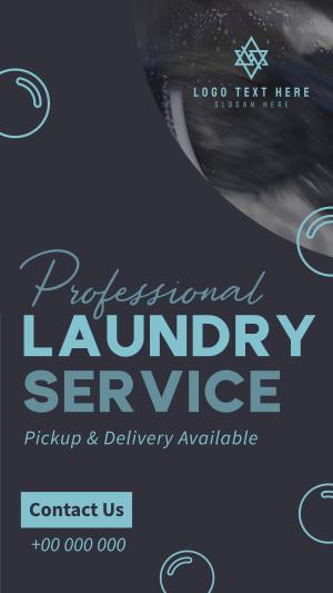 Convenient Laundry Service Facebook story Image Preview