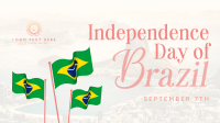 Minimalist Independence Day of Brazil Video Image Preview