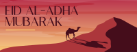 Desert Camel Facebook Cover Design