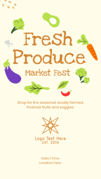 Fresh Market Fest Facebook story Image Preview
