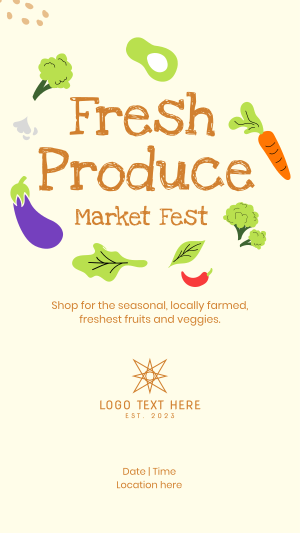 Fresh Market Fest Facebook story Image Preview