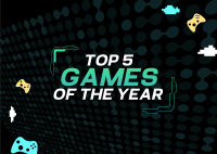 Top games of the year Postcard Image Preview