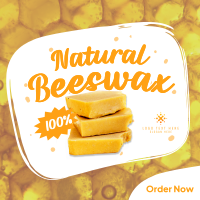 Pure Natural Beeswax Instagram Post Design
