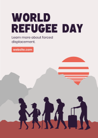Refugee Day Awareness Poster Image Preview