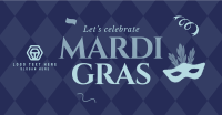 Mardi Gras Celebration Facebook ad Image Preview