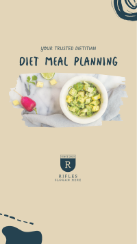Diet Meal Planning Facebook story Image Preview