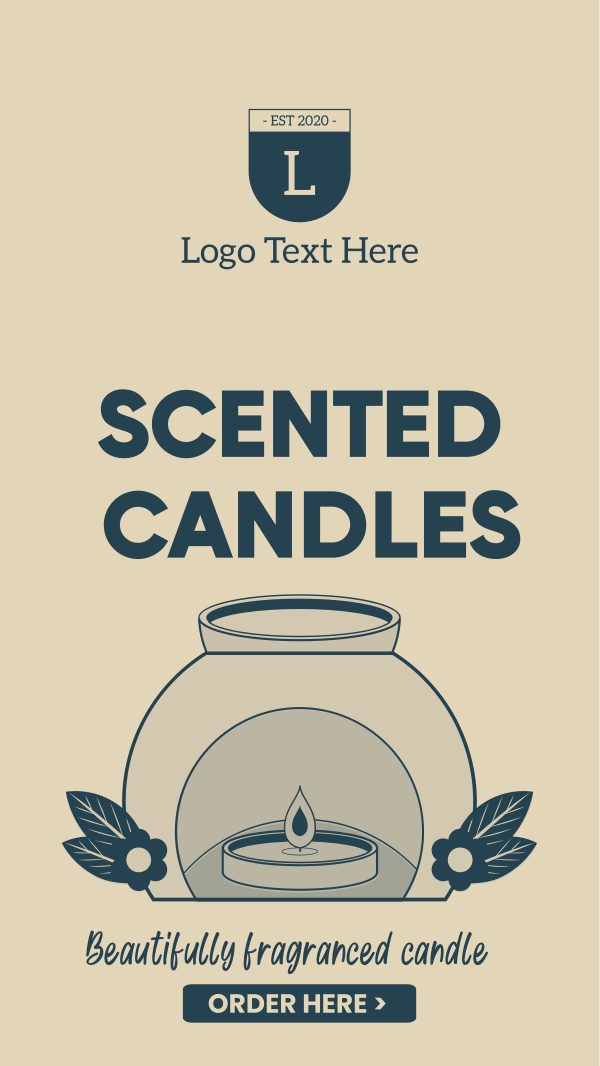 Fragranced Candles Instagram Story Design