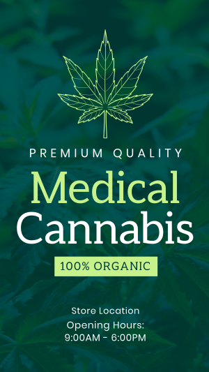 Medical Cannabis Instagram story Image Preview