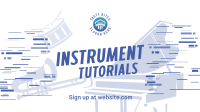 Music Instruments Tutorial Facebook Event Cover Image Preview