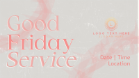  Good Friday Service Facebook Event Cover Design