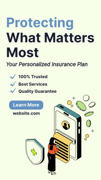Insurance Investment Plan Instagram Story Design