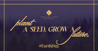 Earth Day Green Nature Facebook Ad Design