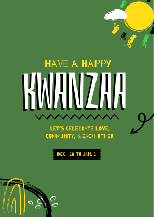 A Happy Kwanzaa Poster Image Preview