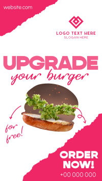 Upgrade your Burger! Instagram reel Image Preview