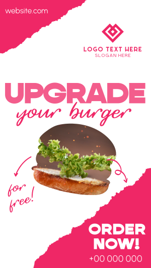 Upgrade your Burger! Instagram Reel Image Preview