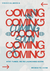 Contemporary Coming Soon Poster Image Preview