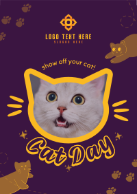 Show off your cat! Poster Design