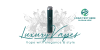 Luxury Vapes Twitter Post Design